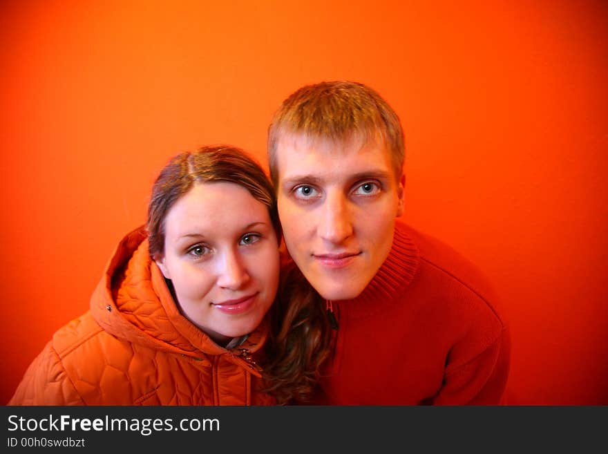 Couple On Red