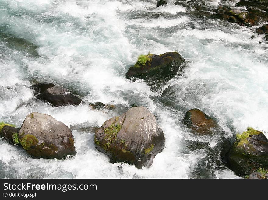 Stream in the mountain Nikko Japan