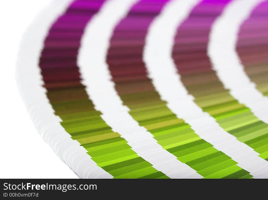 Color guide to match colors for printing. Color guide to match colors for printing