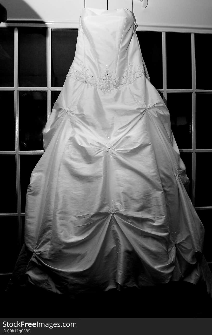 Wedding dress before the wedding