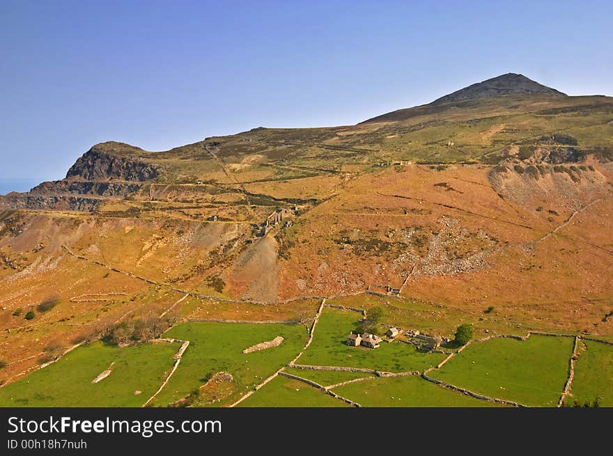 View over Nant Gwrtheyrn, Wales