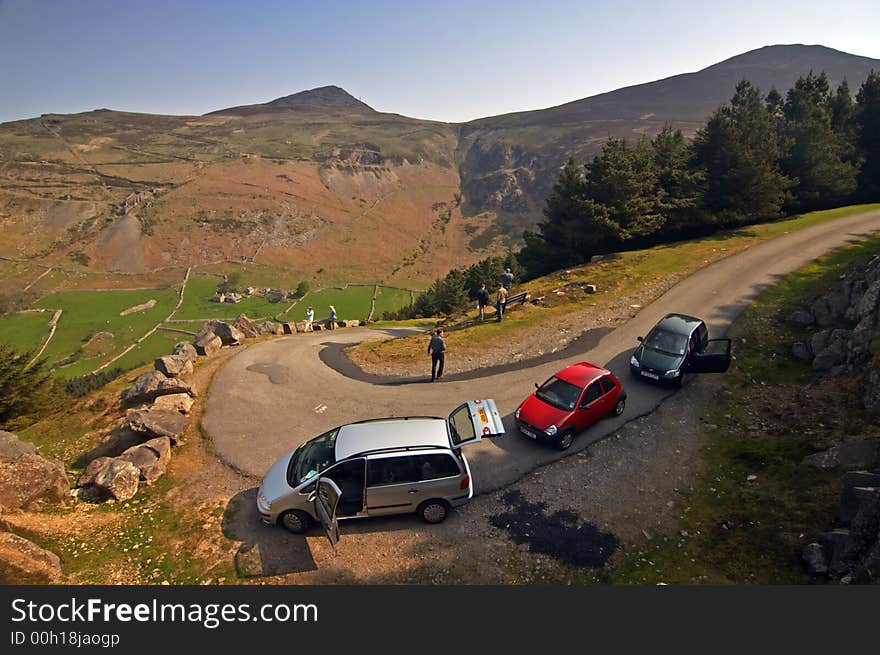 View over Nant Gwrtheyrn, Wales