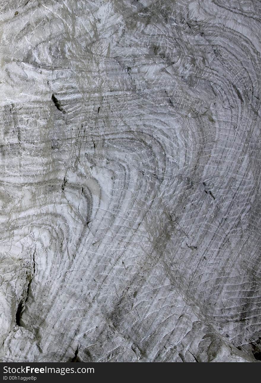 Eroded Salt stone on a mountain in Transylvania