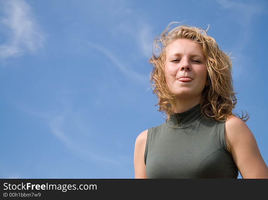 Expressive young girl 2