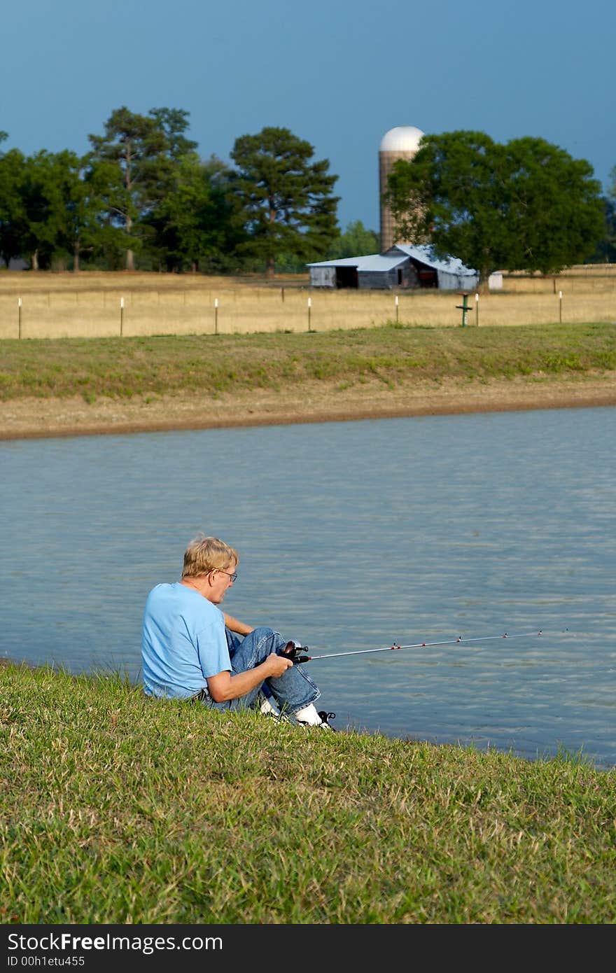 Fishing At The Pond