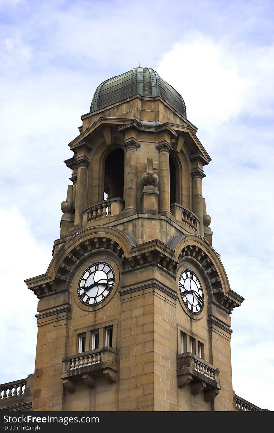 Old Clock Tower in City