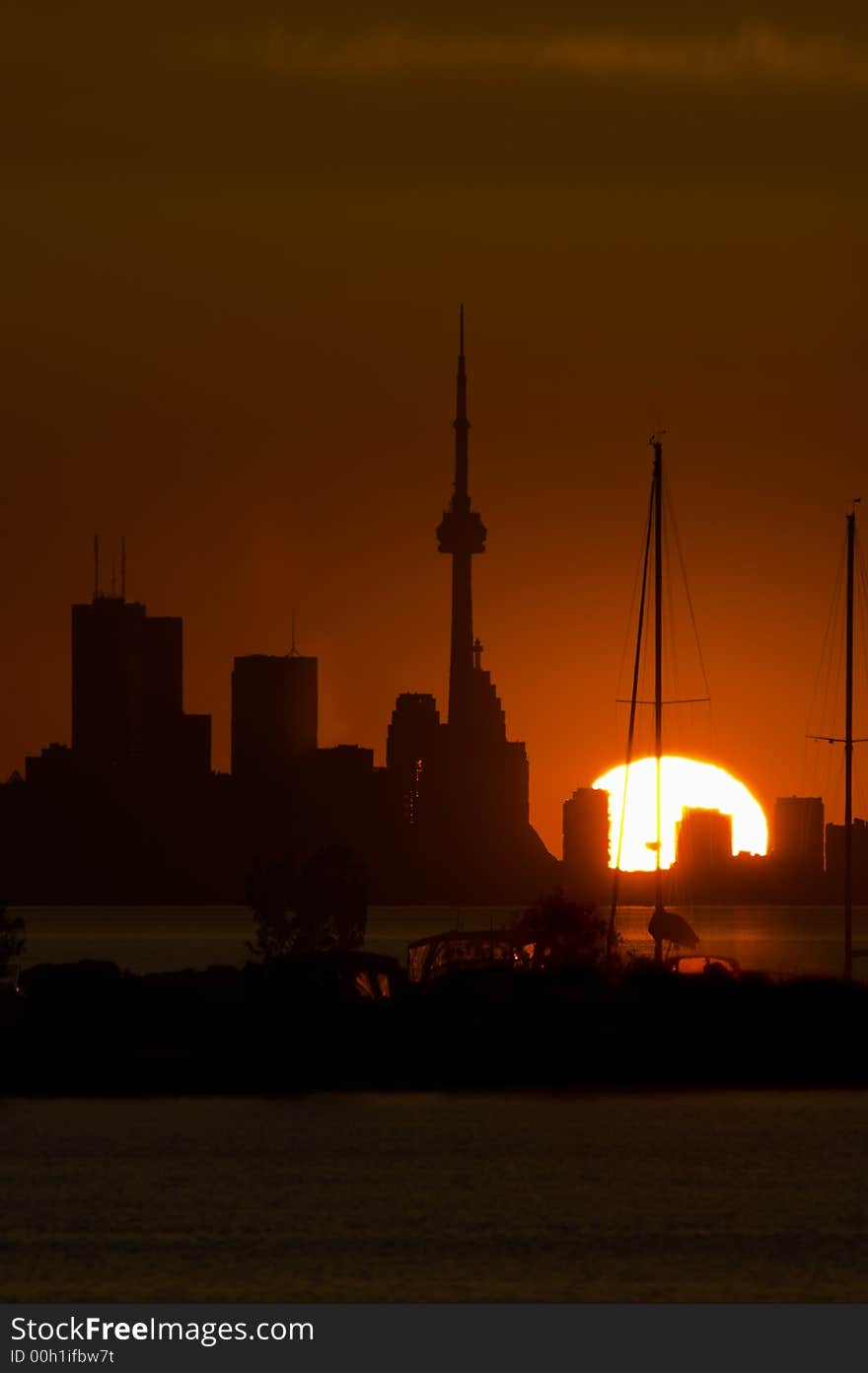 Toronto Skyline At Dawn