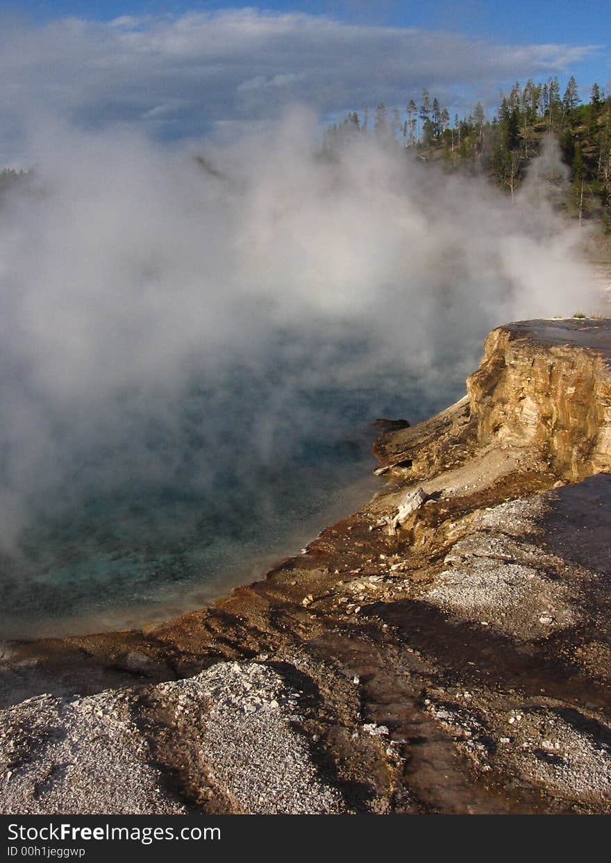 Hot Springs In Yellowstone