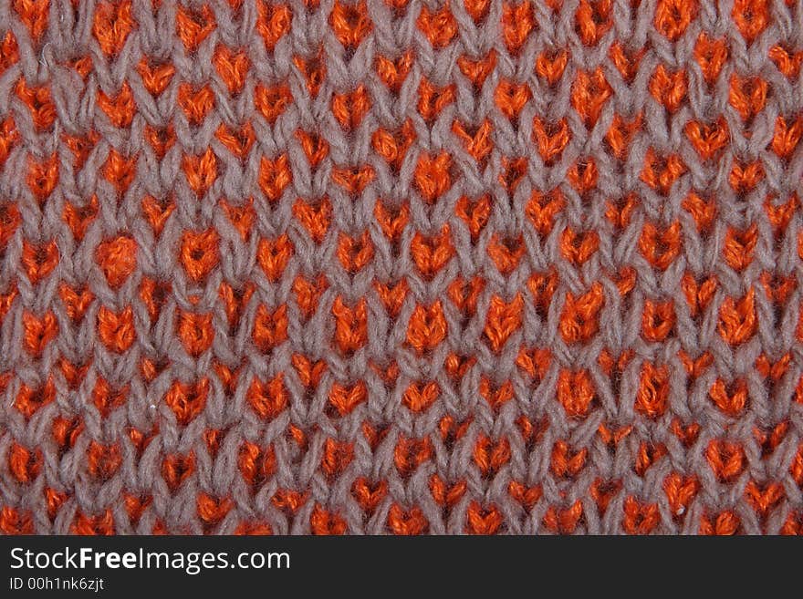 The pattern of a product from a wool in the form of a background. The pattern of a product from a wool in the form of a background