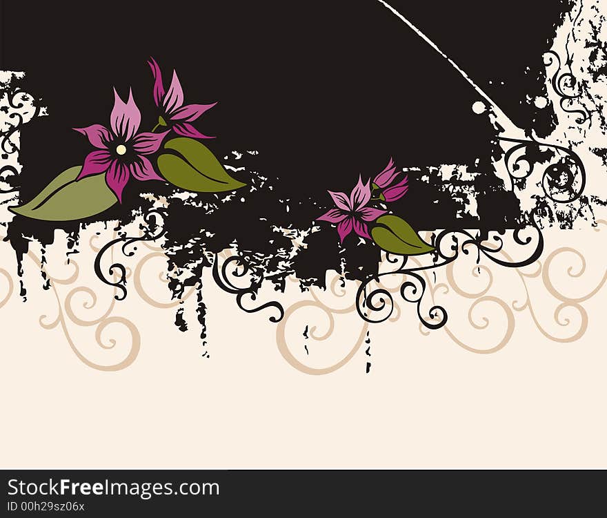 Floral background series