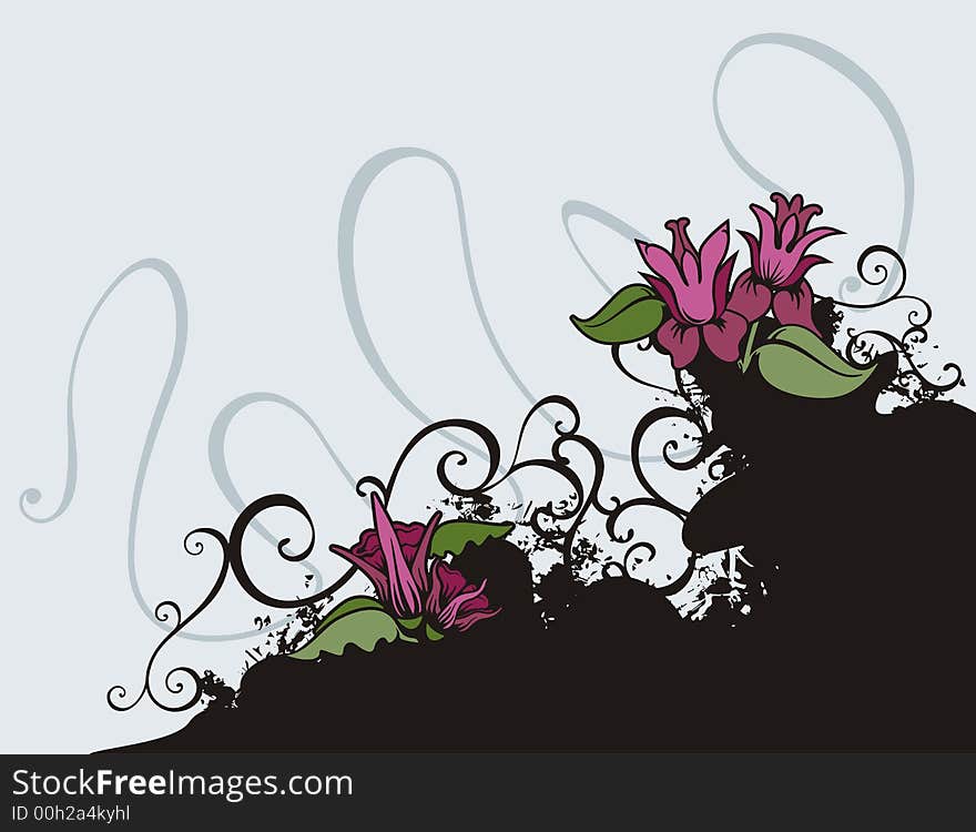 Floral background series