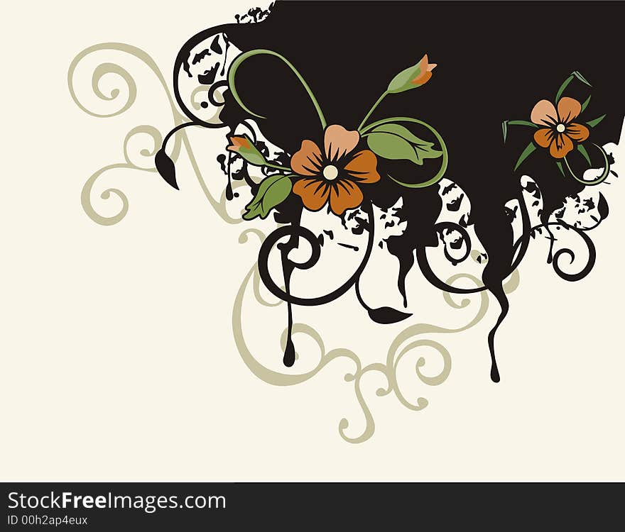 Floral background series