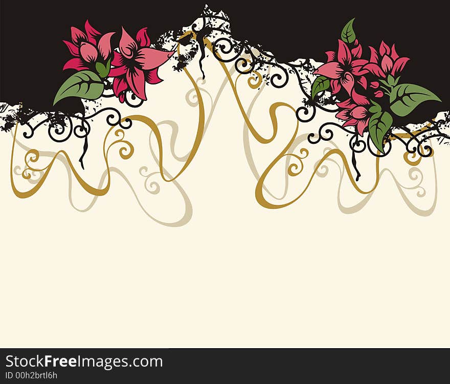 Floral background series