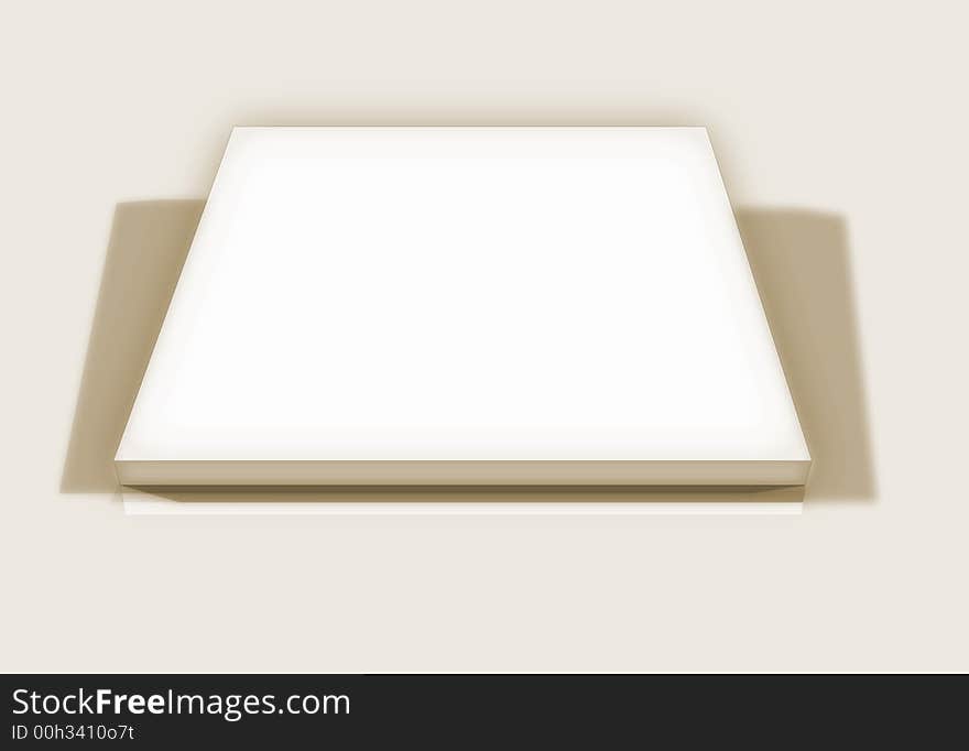 A blank box/plate/board on which you can put your own text or picture. A blank box/plate/board on which you can put your own text or picture.