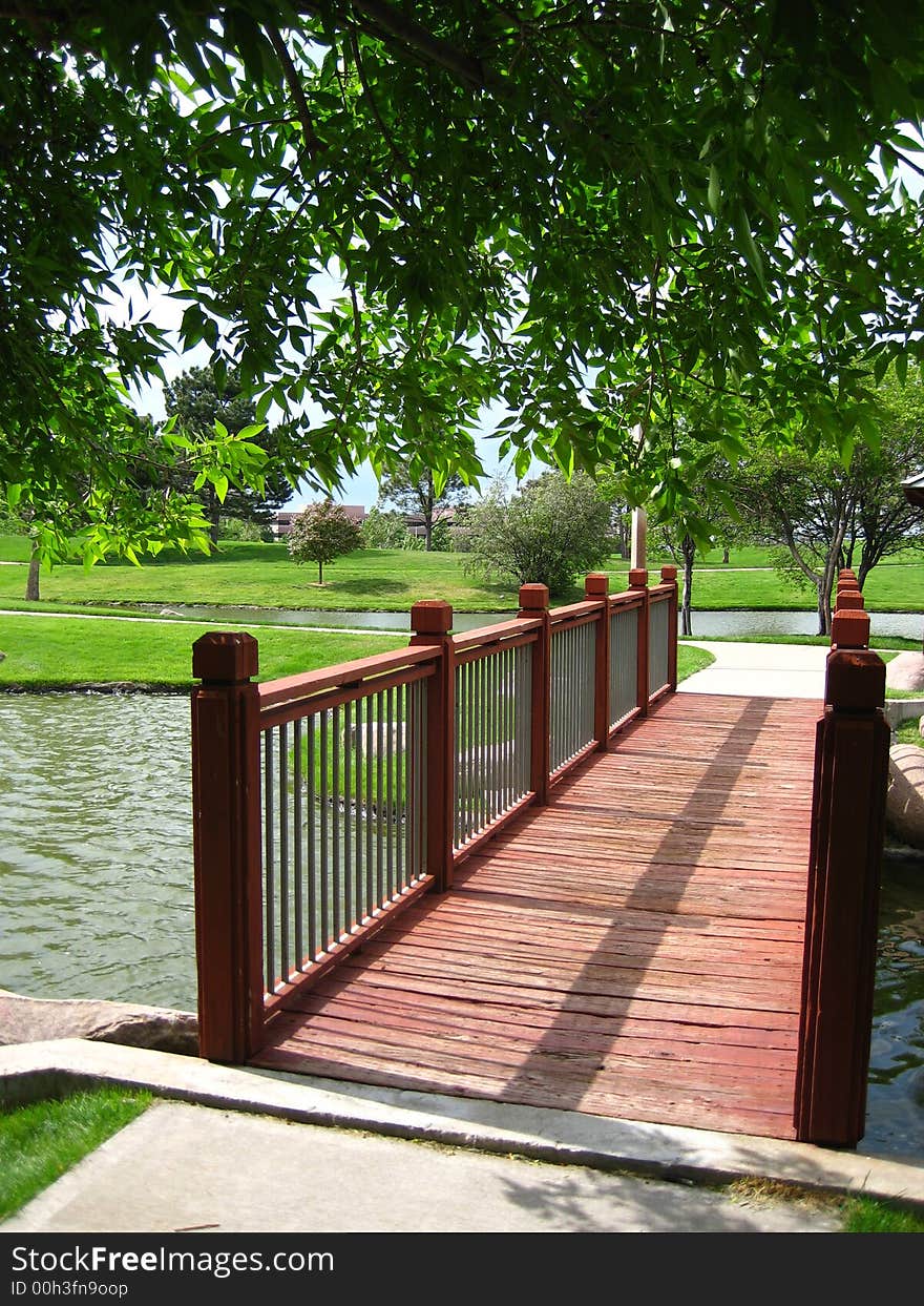 Red bridge