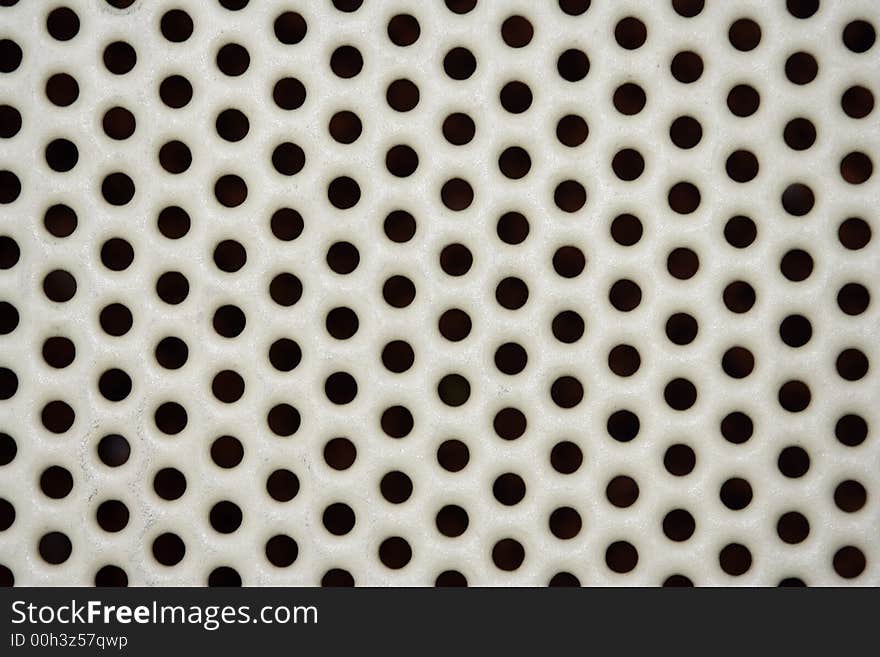 Close up of white expanded steel background. Close up of white expanded steel background