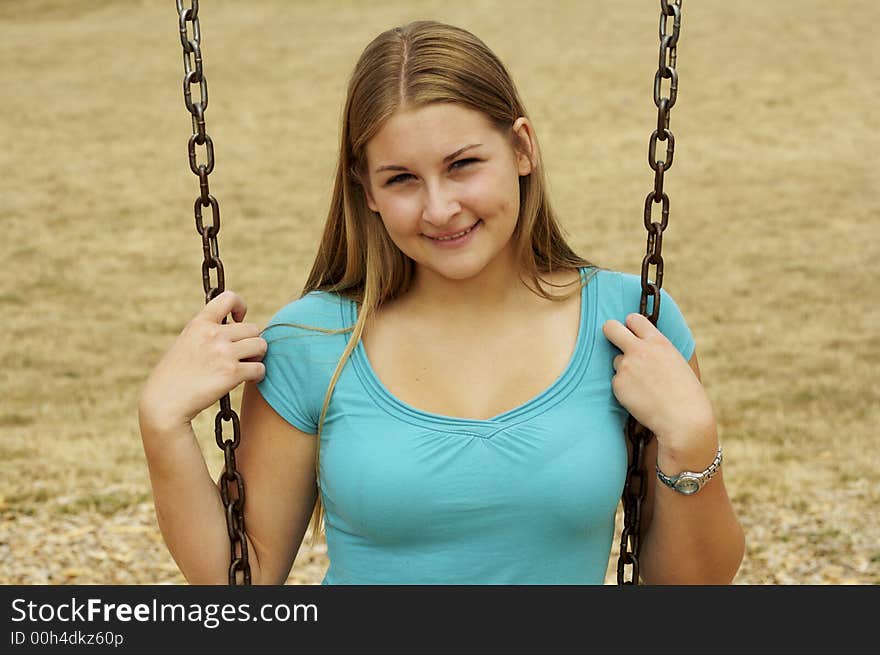 Fall portrait of a beautiful young woman. Fall portrait of a beautiful young woman