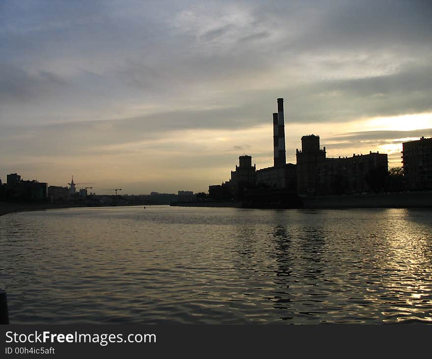 Fabric on Moscow River