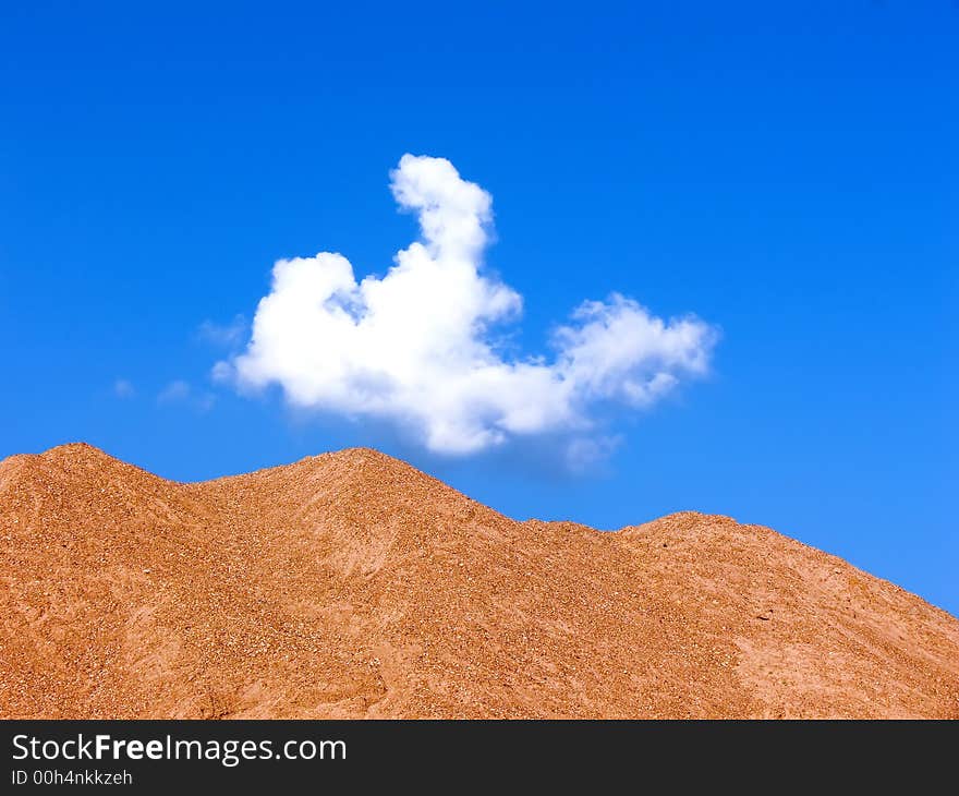 Sandy mountains