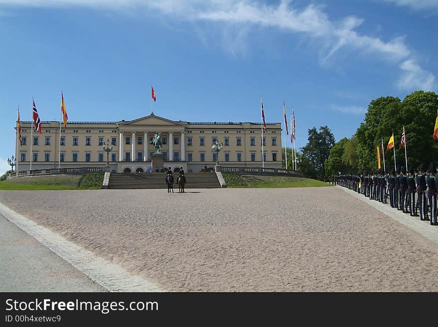 The Royal Palace In Oslo