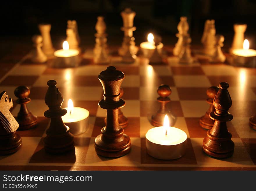 Chess At Night