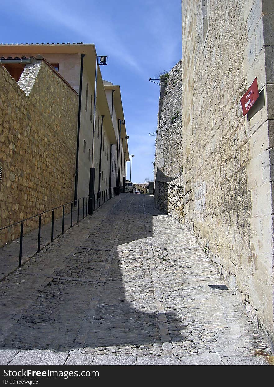 Narrow street Morella