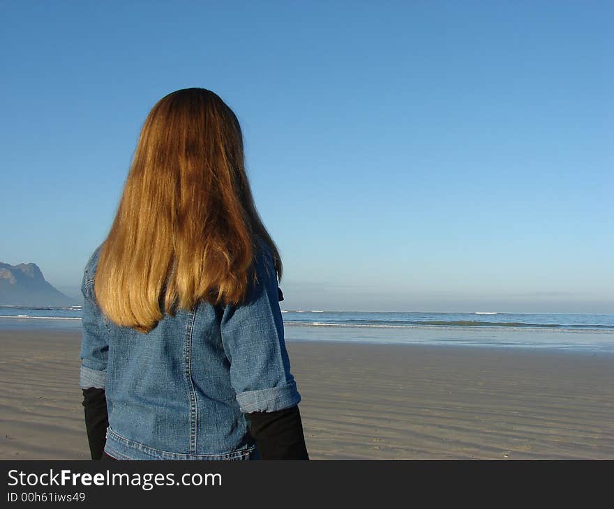 Girl on the beach