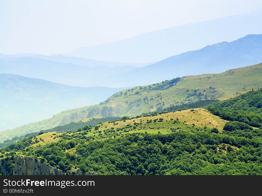 A distant space in the Madonie mountain. Sicilian hinterland. A distant space in the Madonie mountain. Sicilian hinterland.