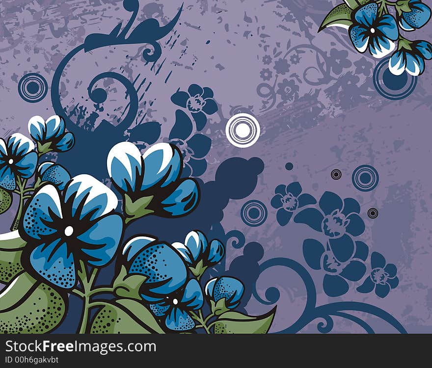 Floral background series