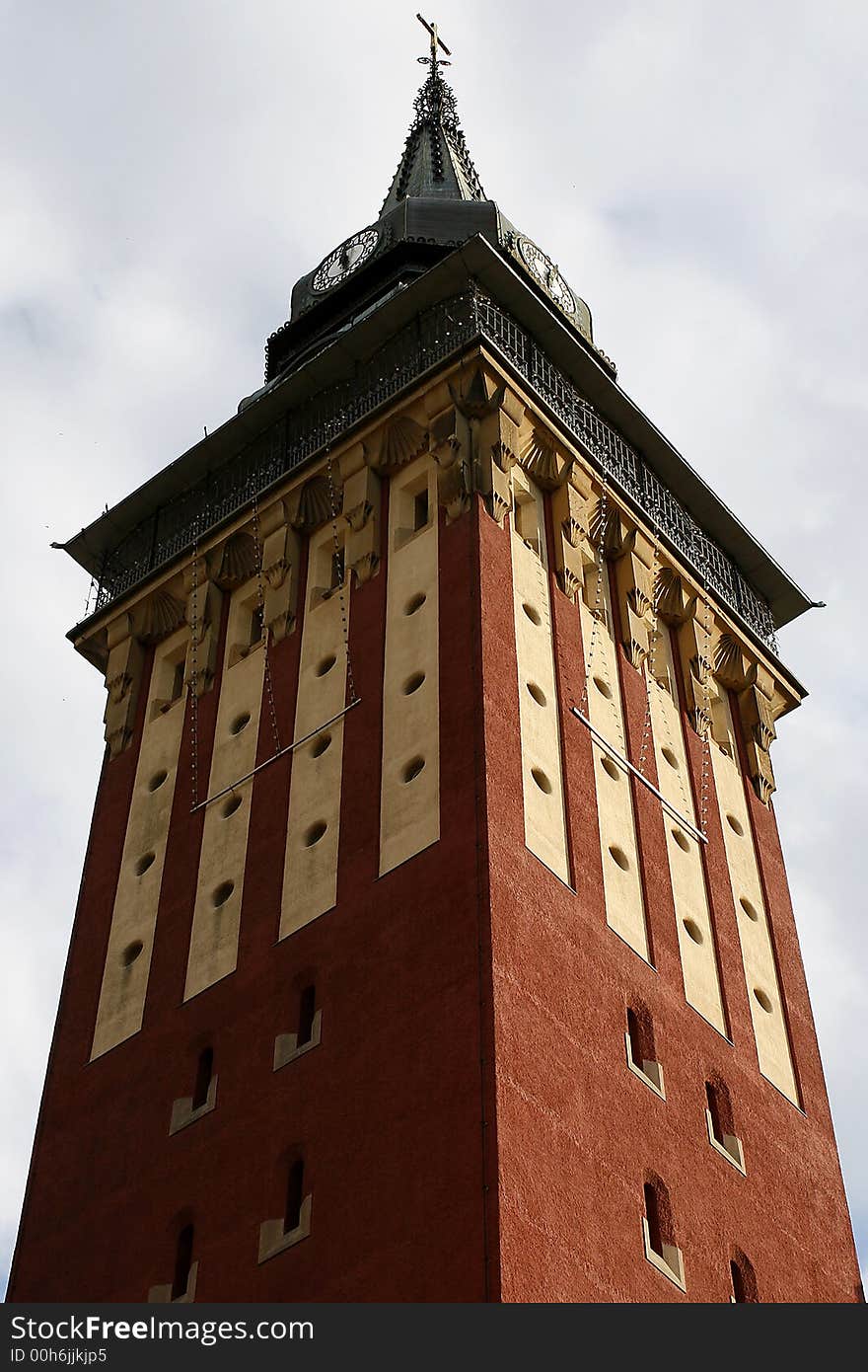 Photo of church tower in subotica