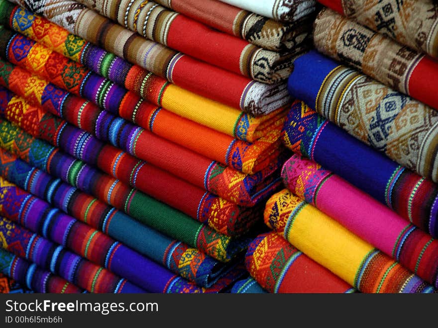 A Close Up Abstract Shot of Folded Woollens. A Close Up Abstract Shot of Folded Woollens