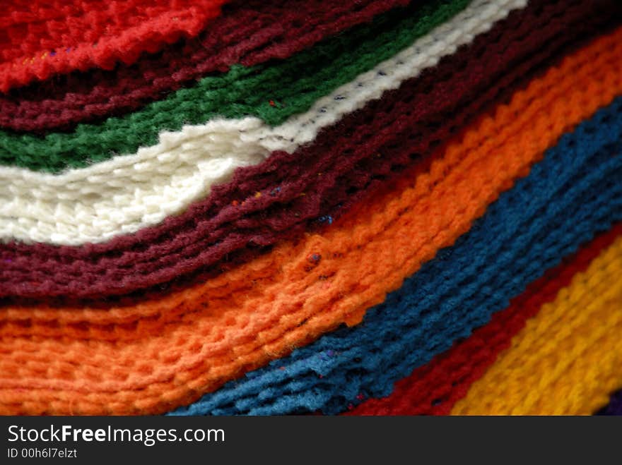 A Close Up Shot Abstract Woollens