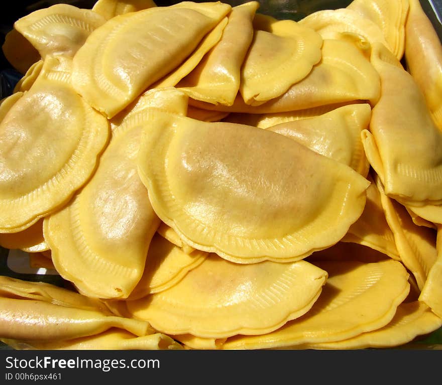 An image of a background full of pasta.