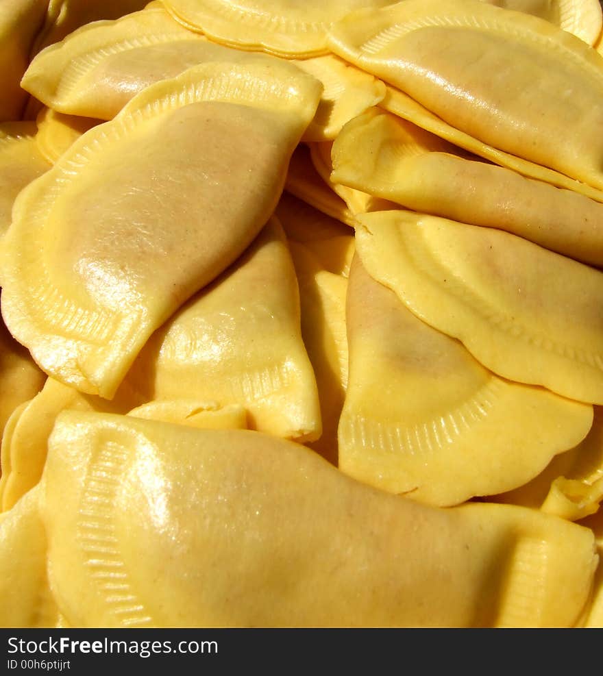 An image of a background full of pasta.