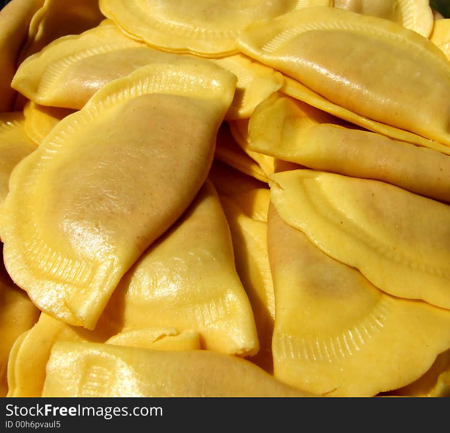 An image of a background full of pasta.