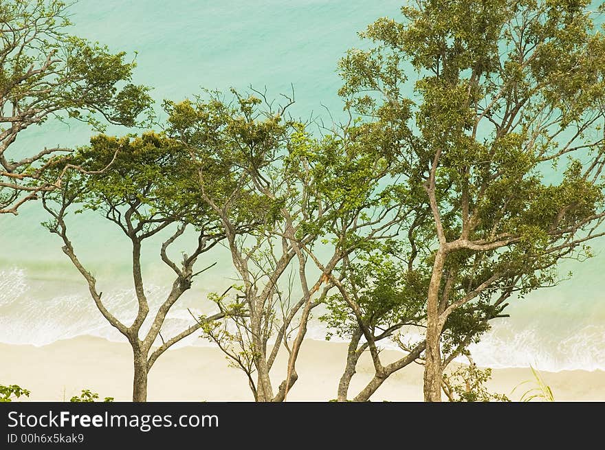 Unspoilt beach in Aurora Province, Philippines. Unspoilt beach in Aurora Province, Philippines