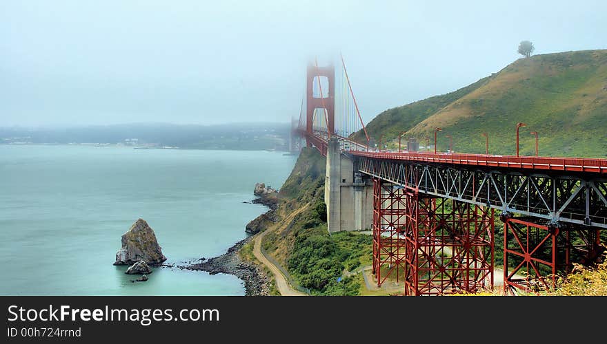 Golden Gate Bridge in San Francisco