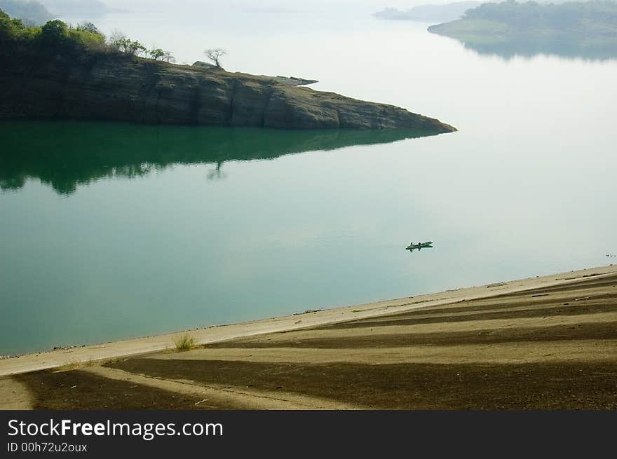 Pantabangan Dam in Nueva Ecija, Philippines