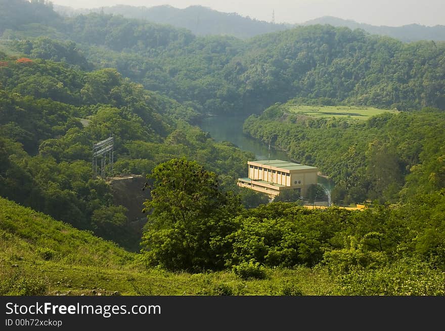 Pantabangan Dam in Nueva Ecija, Philippines