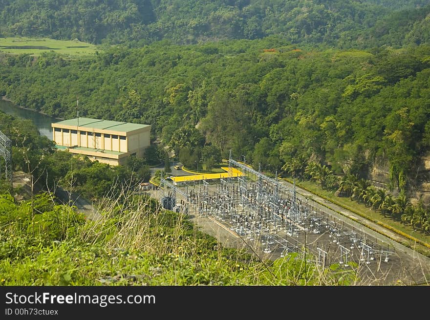 Pantabangan Dam in Nueva Ecija, Philippines