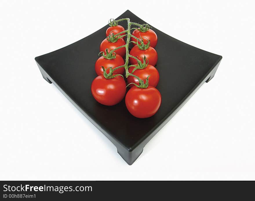 Tomatoes In A Tray