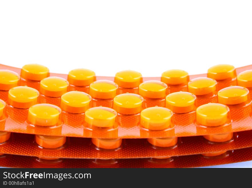 Orange tablets