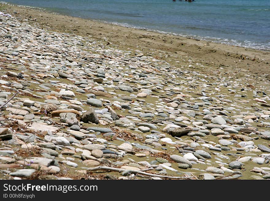 Pebbly Sandy Beach