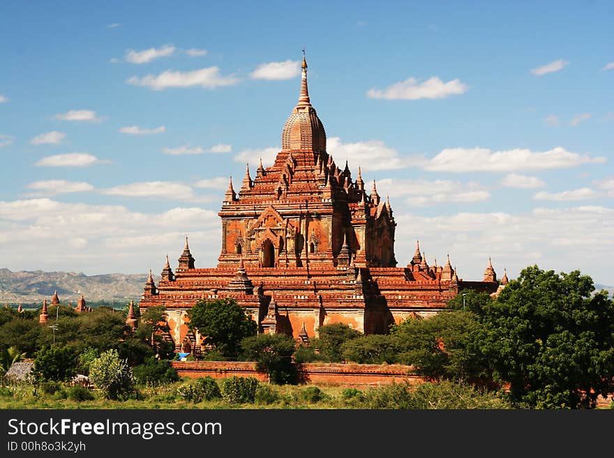 Ancient paya in Bagan