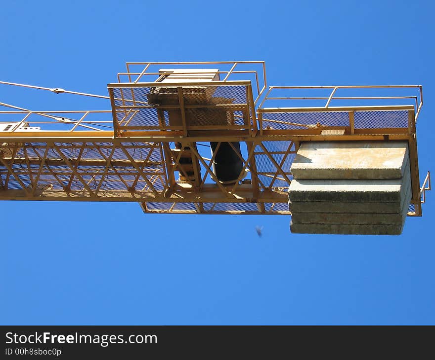 Crane and sky