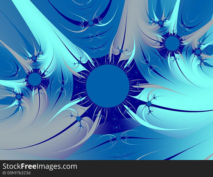 Fractal art can generate a lot of interesting images like this