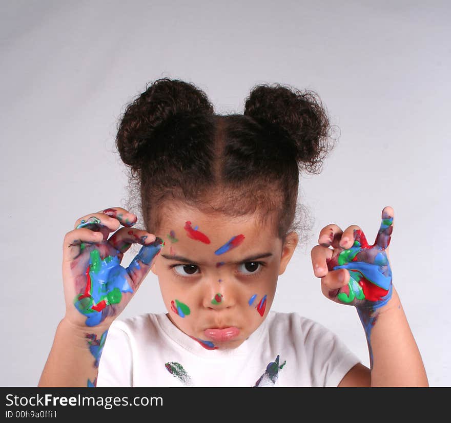 Close up of a young toddler girls brown eyes. Close up of a young toddler girls brown eyes