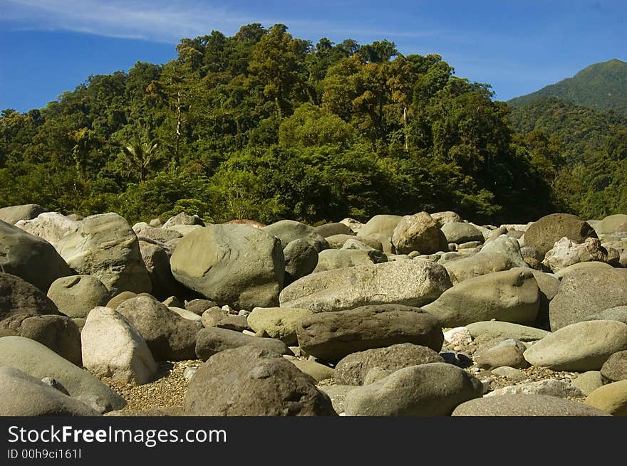 Part of the Sierra Madre Mountain Ranges in Luzon, Philippines. Part of the Sierra Madre Mountain Ranges in Luzon, Philippines