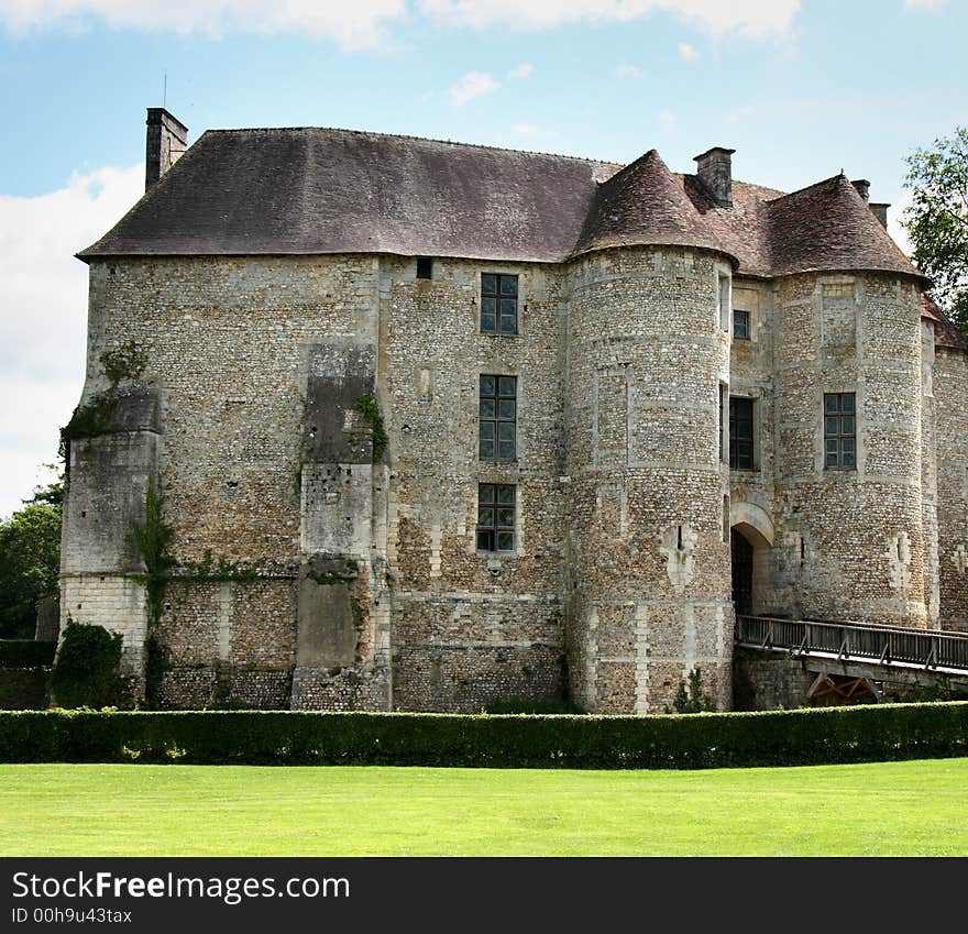 An ancient and Historic Chateau in Normandy France,. An ancient and Historic Chateau in Normandy France,