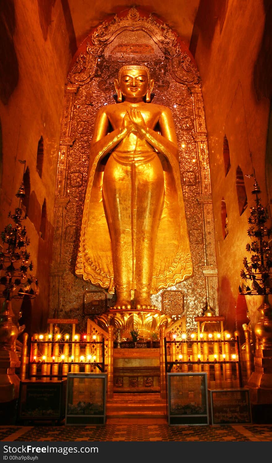 Buddha in ancient temple